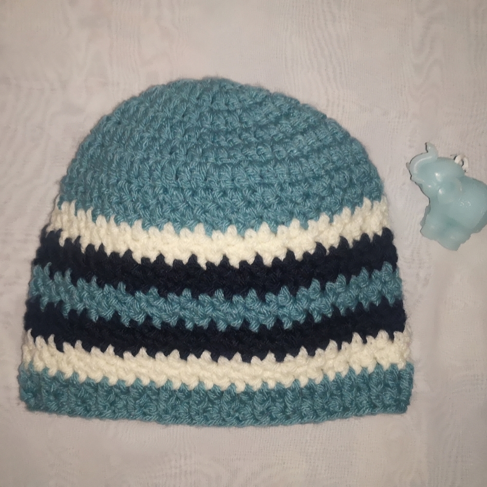 Hand crocheted hat